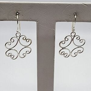 International Bullion Brokers Sterling Silver Dangling Earrings
